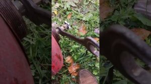 газовый баллон 50л, откручиваем вентель🔧🔧🔧