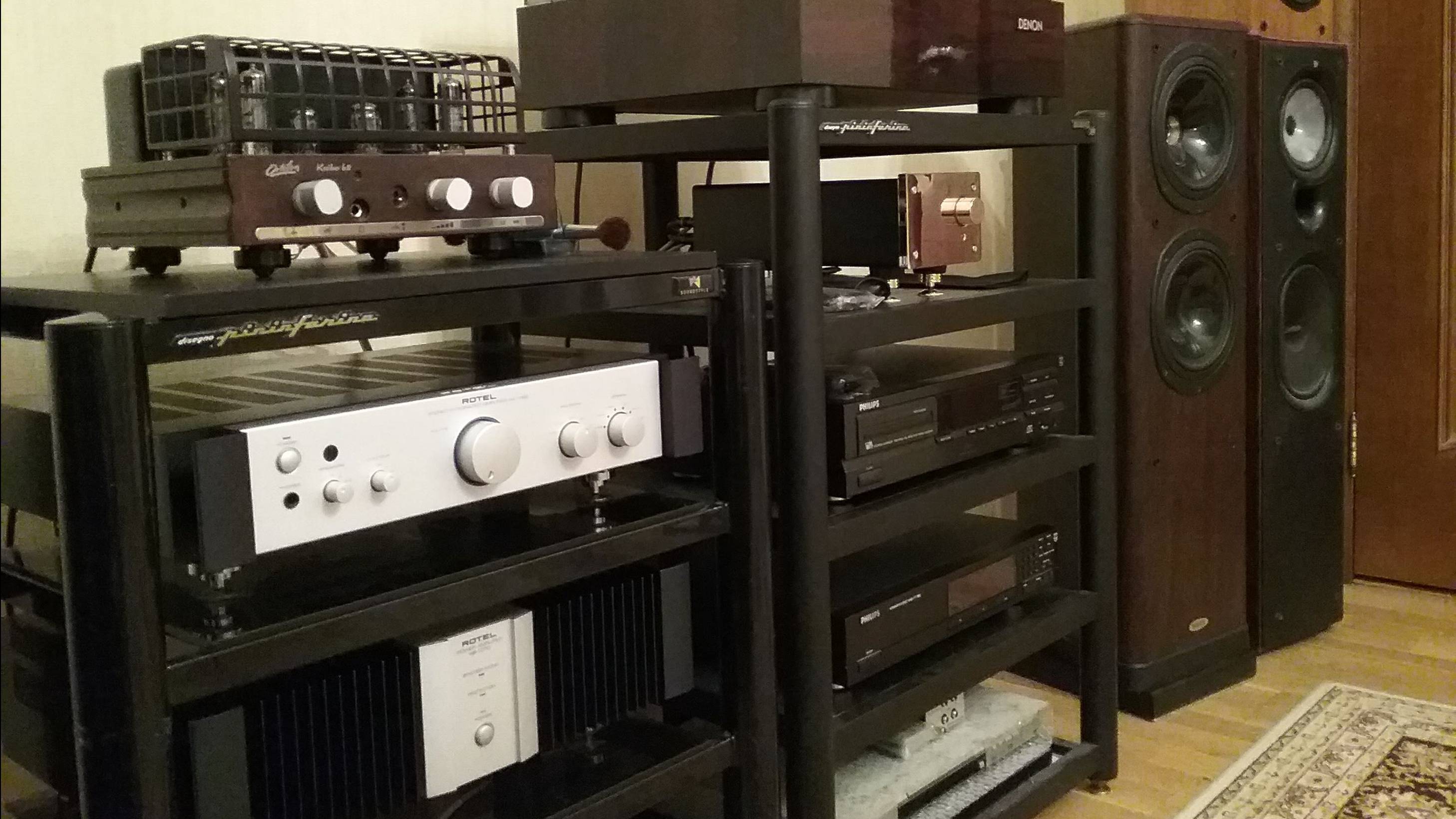 Ortofon Kailas B2. Rotel CD11 Tribute. Tannoy D 638. Testing Audio System.