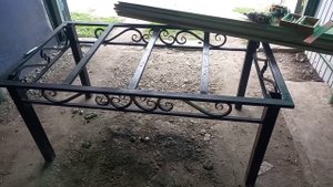 кованный стол своими руками