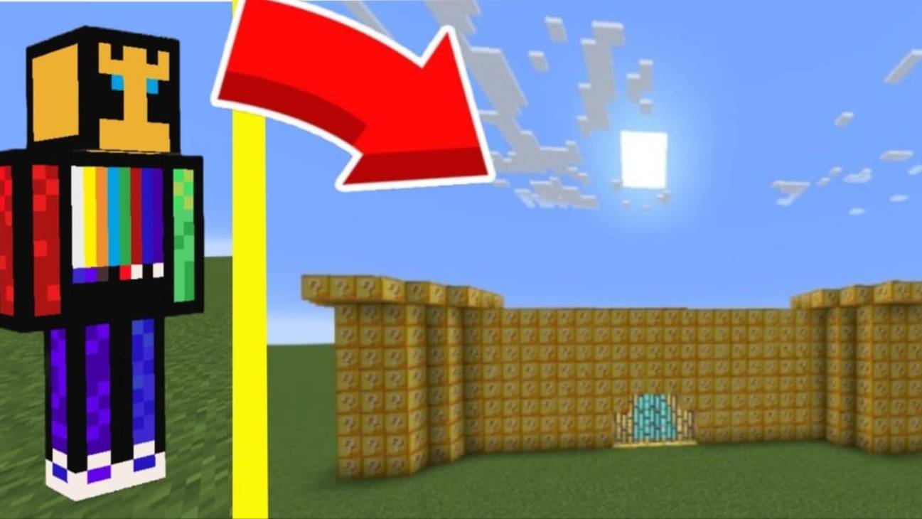 НИКИТА ОТКРЫВАЕТ ОГРОМНЫЙ ЗАМОК ИЗ ЛАКИ БЛОКОВ В МАЙНКРАФТ !