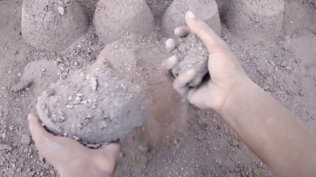 New texture 😍 dustiness overloaded 🎉 soft white 🤍 stoney sand cement dry floor crumbling satisfying смотреть онлайн