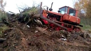 ДТ-75 с двигателем А-41 турбо - сила