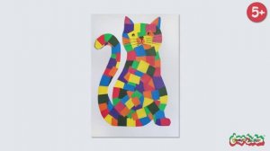 Разноцветный Котенок из Бумаги! 😻 Создаем Яркую Аппликацию