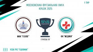 МФК Геолог vs ФК Медики (Начало 15.03.2025 в 20-30)