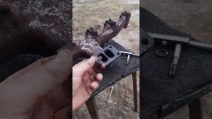 Как выкрутить закисшую шпильку с колектора