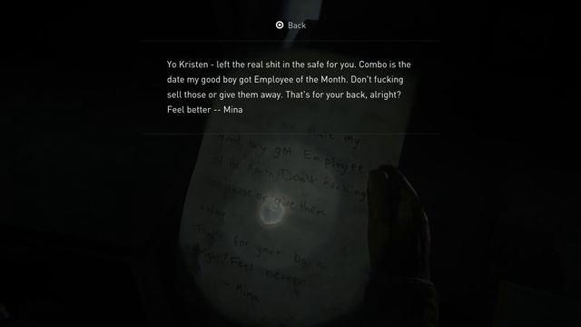 The Last of Us 2 - Supermarket/Grocery Store Safe Code Combination (Artifact Jackson Patrol TLOU2)