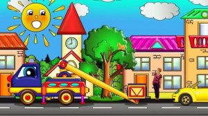 Мультики для самых маленьких. Машинка Пома, Маша и котёнок