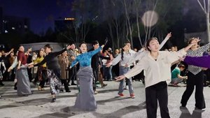 Yongji , the latest Tibetan dance "Zhuosjia Lari Lagu"