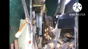 Строим домик на дереве из палок и гвоздей «каркас»