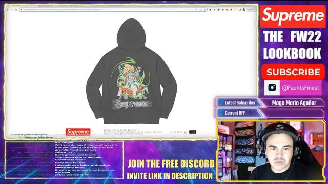SUPREME FW22 LOOKBOOK / PREVIEW REVIEW!! Livestream