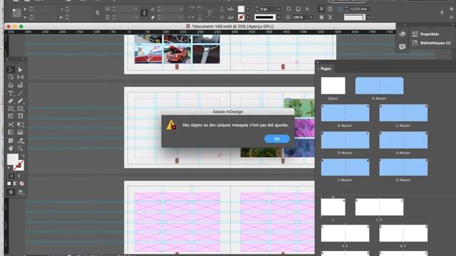 InDesign anglais novembre 2020 part 179 formation pro 2019 Adobe une grille de mise en page facile