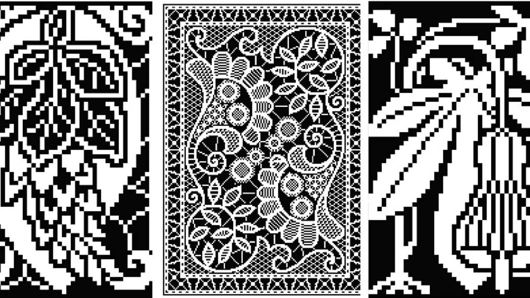 Art Deco (Арт-деко) и неоклассицизм. Рукоделие, вышивка, вязание. Подборка №119. СТАРИННЫЕ СХЕМЫ.