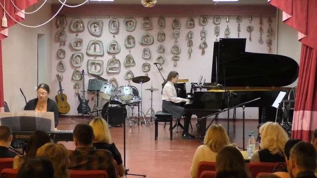 И.С.Бах. Фантазия, фрагмент ( Переложение Е.В.Переясловой ) смотреть онлайн