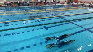 Дайвинг - полоса препятствий 100 м  пара, мужчины сильнейший заплыв.