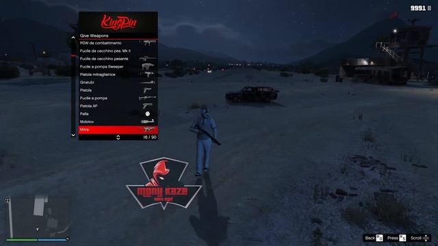 Gta V mod menu - KINGPIN - 1.54 - Undetected - 29/07/2021