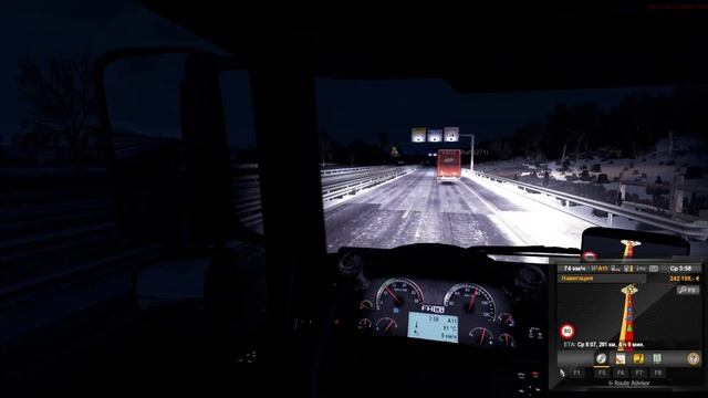 #9 БЕЗ ТОРМОЗОВ ПО - ДОРОГЕ ДУРАКОВ - HARD PLAY - Euro Truck Simulator 2 Multiplayer - Зима - РОК смотреть онлайн