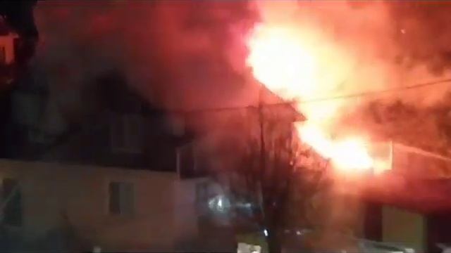 пожар в доме по улице Сосенский проезд во Владимире #пожар смотреть онлайн