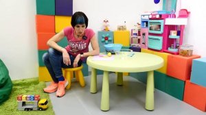 Видео для малышей - Маша Капуки и машинки добывают овощи и читают буквы! Давай почитаем слово ЛИМОН!