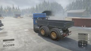 SnowRunner ОБЗОР МОДА AZOV 4240 ANTARTIK - Truck Test (suspension, deep snow, mud) - Сноу раннер