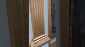 Резьба  позолоченная на иконостасе.Изготовление иконостаса.