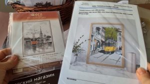 Вышивальные подарки,  старт, продвижения, распаковка / март 2025