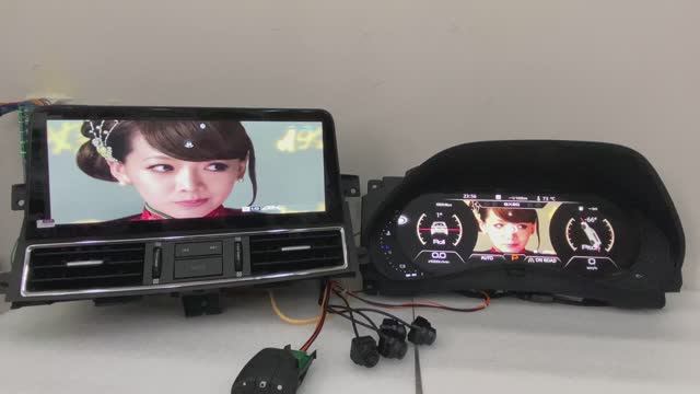 Магнитола + Цифровая приборная панель для Nissan Patrol / Infiniti QX56, QX80 Вариант 2 смотреть онлайн