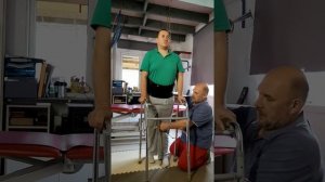 Сергей, Th12, нижний парапарез, первые шаги