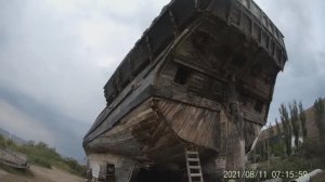 Линкор 17-го века Повелитель Морей. Самый масштабный корабль в Крыму. Крым. Бухта Бугаз. Часть 3