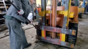 How to move the Balkancar loader by hand\Как сдвинуть погрузчик Балканкар руками