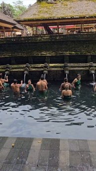 # The Pura Tirta Empul Temple Bali #