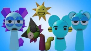 Как Получить 5 Новых Бэджей в 3D Sprunki RP и Анимации | Roblox