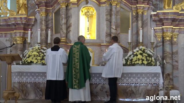 Svētdienas mise Aglonas bazilikā  20 08 2017