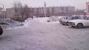 Магнитогорск. Езда по тротуарам