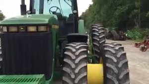 Трактор JOHN DEERE 8400. Трактор Джон Дир. Комбайн Джон Дир. Поддержаная техника