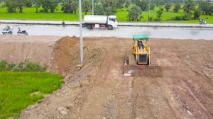 Строительство. начало нового проекта, засыпка участка