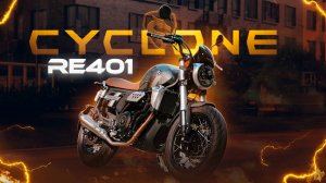 CYCLONE RE401 – Классический мотоцикл, который устремлен в будущее / Обзор и тест-драйв