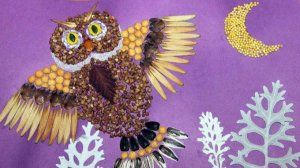 ПОДЕЛКИ: 3. Поделки из природных материалов: 2. Аппликации из 
семян и листьев.