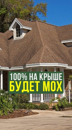 Почему на крыше дома МОХ? Узнай ПРИЧИНЫ до стройки #Строительство