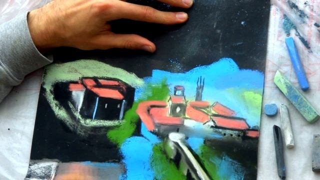 Gothic Landscape fan art / speed painting смотреть онлайн