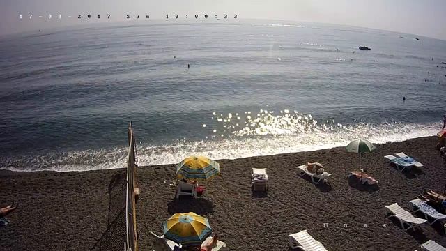 Вебкамера Пляж Дубны. Запись 17.09.2017 10:00:03