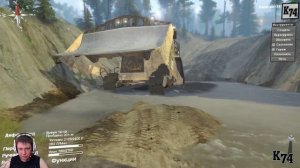 SpinTires обзор мода ( Бульдозер Caterpillar )