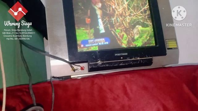 Hunting Berburu Barang Bekas TV Tabung Flat  Radio Polytron 14 Inch Plus Remote PCB di TB.Ismail