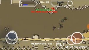 Алдар учится играть в мини милити