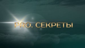 Глава 4. PRO.Секреты.