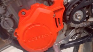 Acerbis clutch and ignition covers install. 2020+ Ktm 500 xcfw/excf
