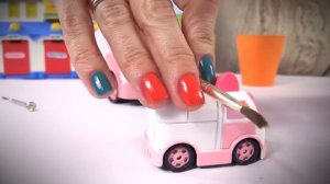 Робокар Поли и Маша.  Эмбер и ее сестрёнка.