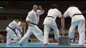 Artur Hovhannisyan Tameshiwari Kyokushin Karate Левый Лоу-кик