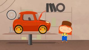 Мультфильмы про машинки - Доктор Машинкова и гоночный автомобиль