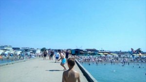 Новофедоровка.  Прогулка на пирс.