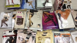 стж39.100. Колготки + чулки капрон женские в упаковке